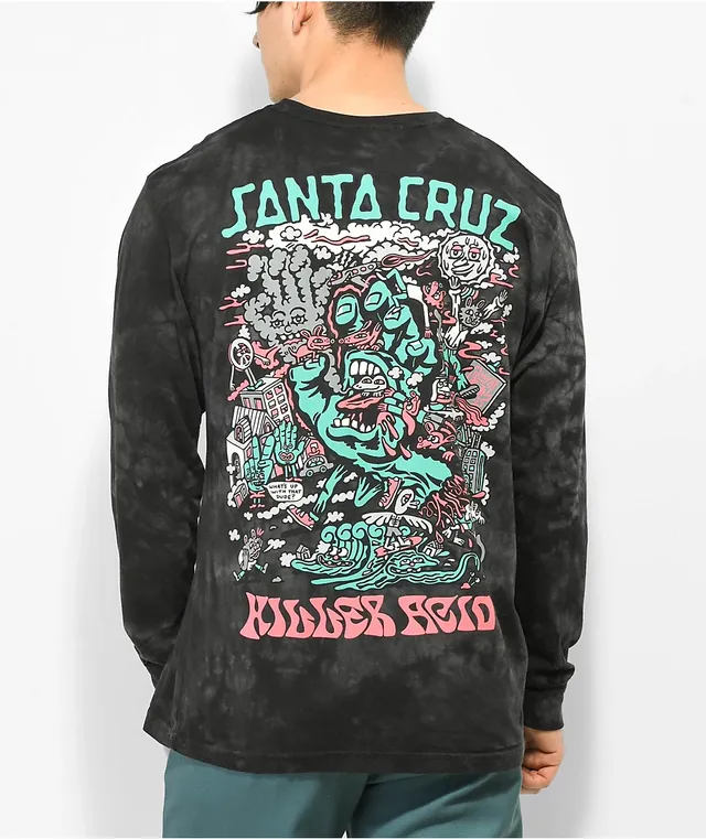 Santa cruz crystal hand t shirt store