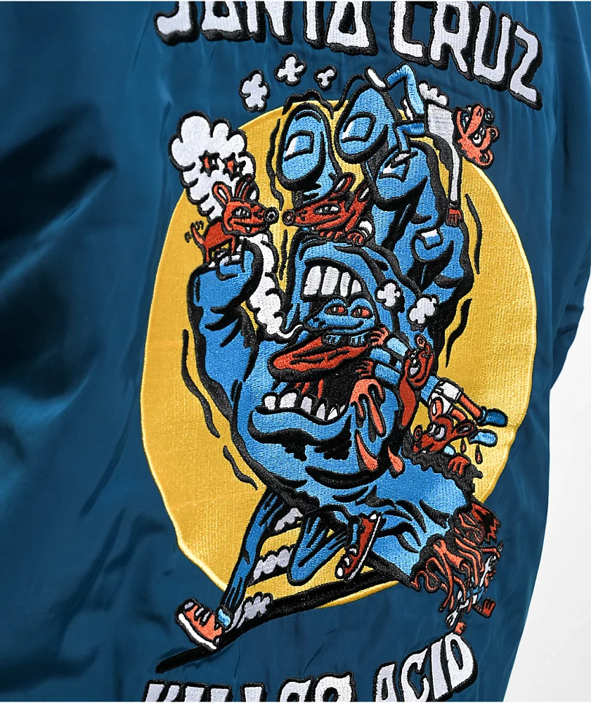 Santa Cruz Skate Killer Acid x Santa Cruz Navy Bomber Jacket