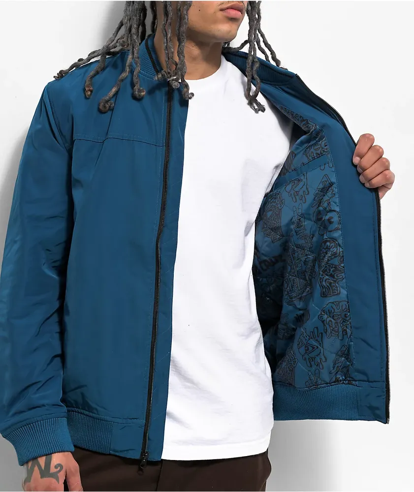 Santa Cruz Skate Killer Acid x Santa Cruz Navy Bomber Jacket