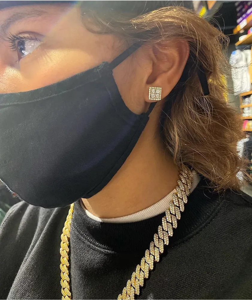 Kingice earrings clearance