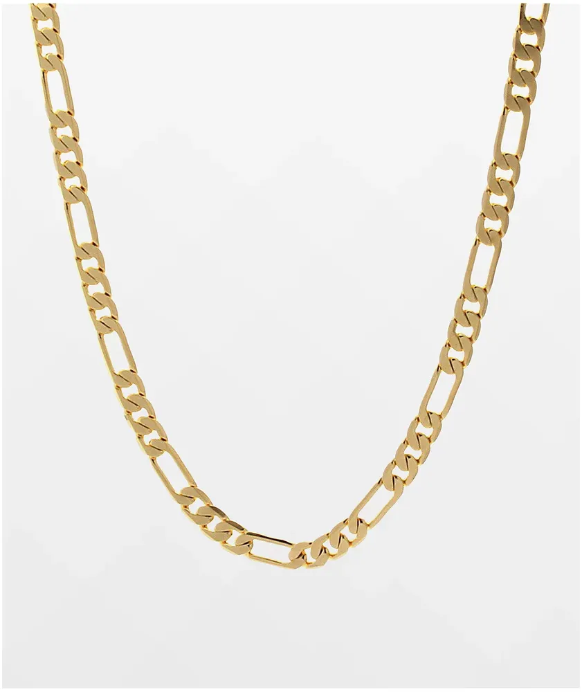 King Ice 5mm Figaro Gold Chain Necklace Willowbrook Shopping Centre