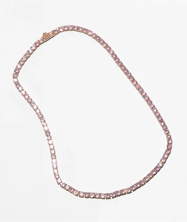 King ice the hot sale rose necklace