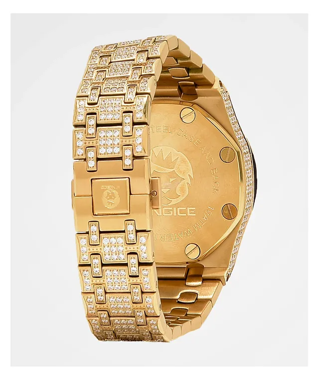 King ice lx 14k gold watch deals