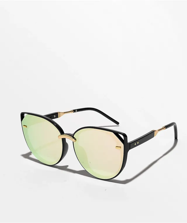 Empyre Kitty Rose Gold Round Cat Eye Sunglasses Hamilton Place