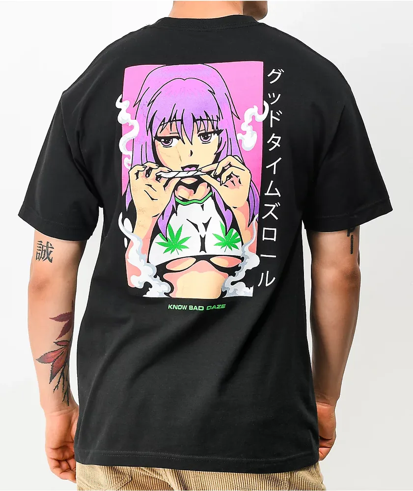Know Bad Daze Good Times Roll Black T-Shirt | MainPlace Mall