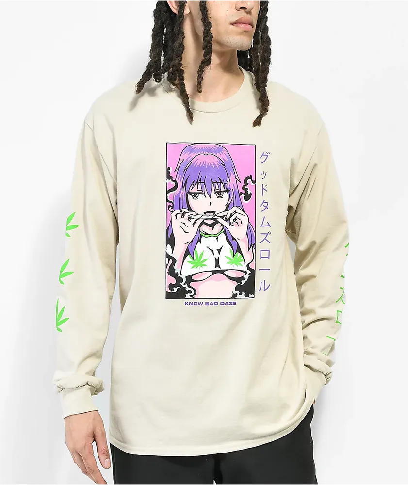 Know Bad Daze Good Times Rool Sand Long Sleeve T Shirt