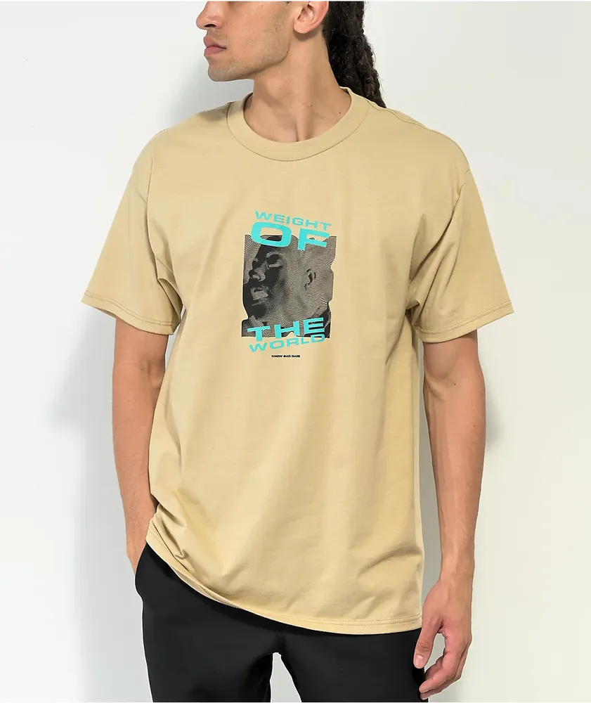 Know Bad Daze Weight Sand T-Shirt | MainPlace Mall