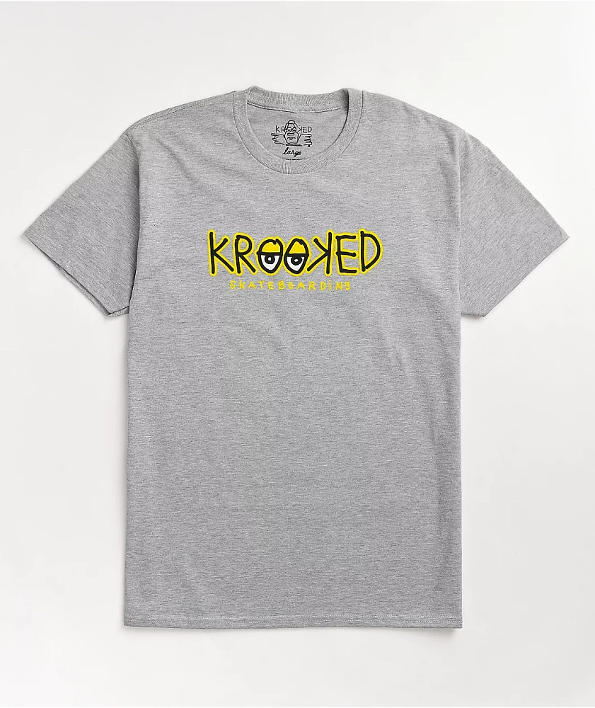 Krooked Sweatpants Redux T-Shirt - heather grey | Tactics