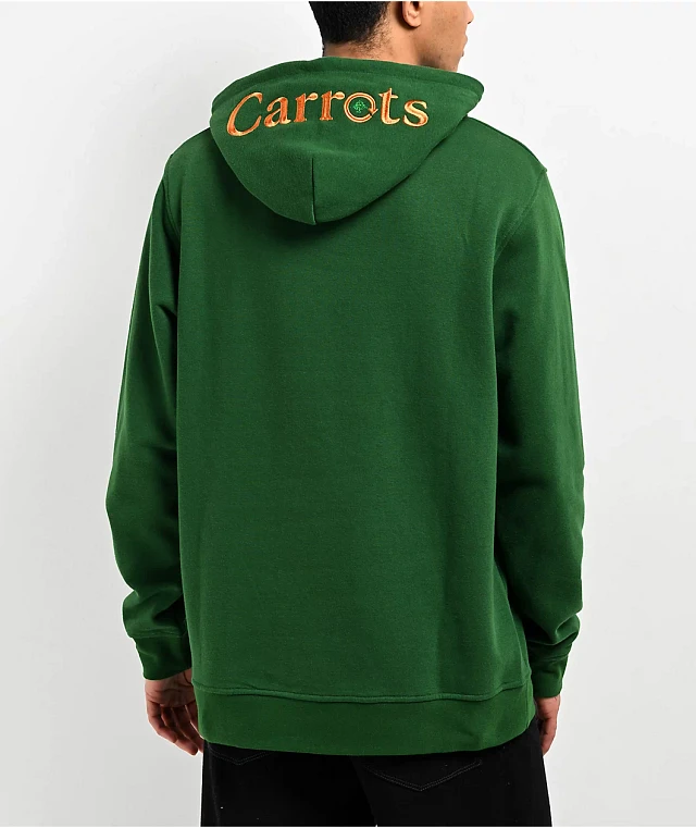 LRG x Carrots Lifted Script Hood Forest Green Hoodie | Arden Fair