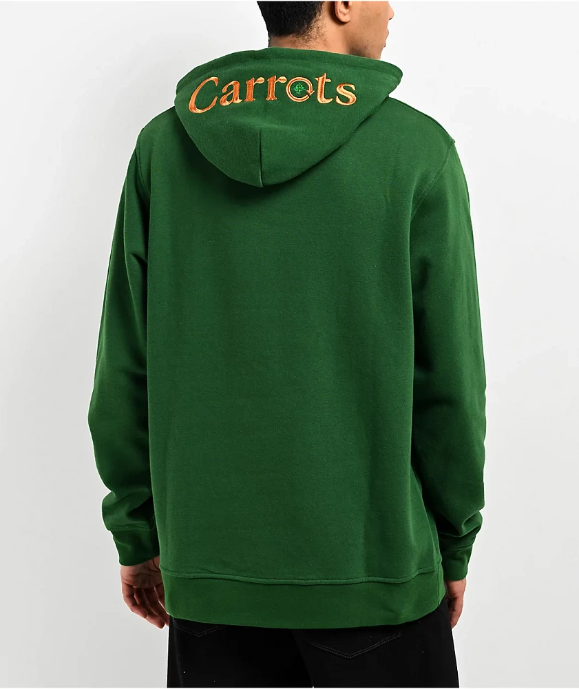 LRG x Carrots Lifted Script Hood Forest Green Hoodie | Arden Fair