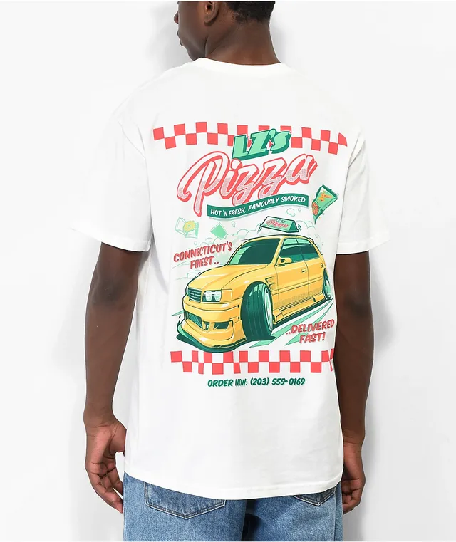 N*認様 LGB COSMIC TRIP タイダイ Tシャツ LZMFG Pizza Natural T-Shirt | Connecticut Post Mall
