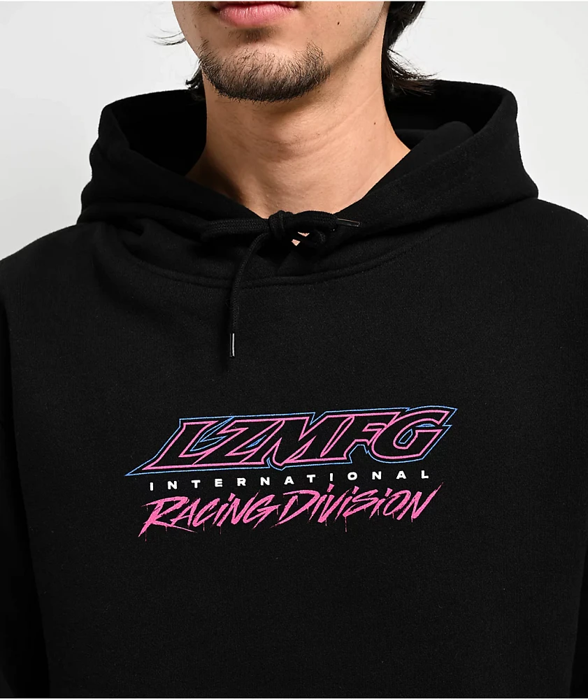 LZMFG Racing Division Black Hoodie | MainPlace Mall