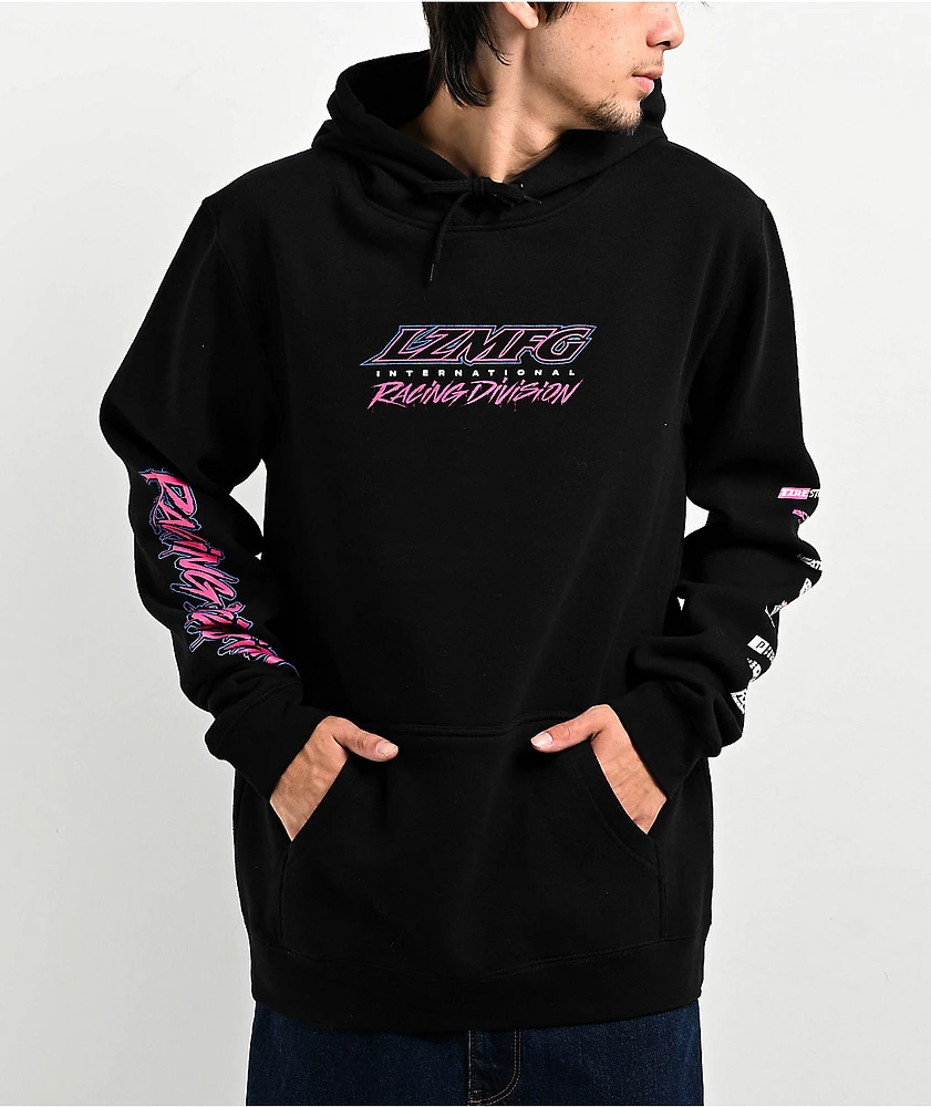 LZMFG Racing Division Black Hoodie | MainPlace Mall