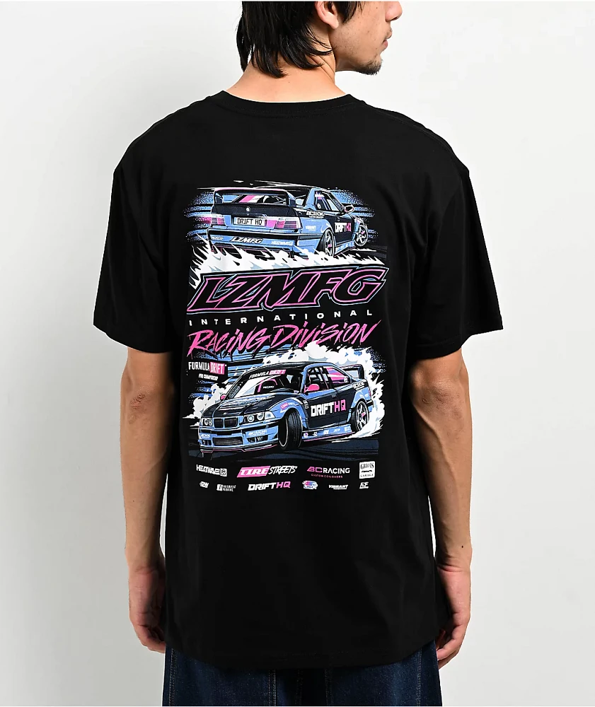LZMFG Racing Division Black T-Shirt | Dulles Town Center