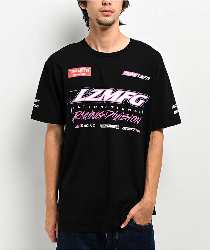 LZMFG Racing Division Drift Team Black T-Shirt | Dulles Town