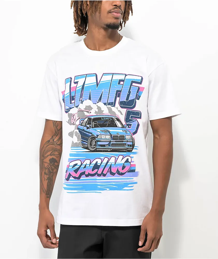 LZMFG Racing White T-Shirt | CoolSprings Galleria