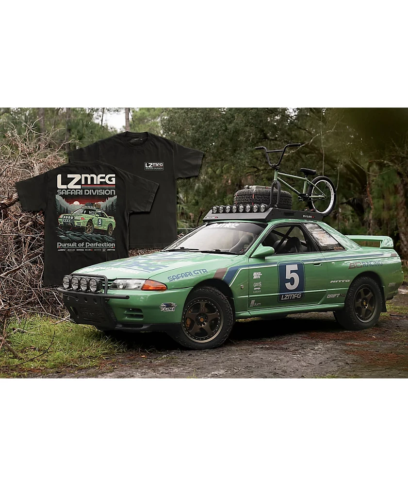 LZMFG Safari Division GTR Black T-Shirt | MainPlace Mall