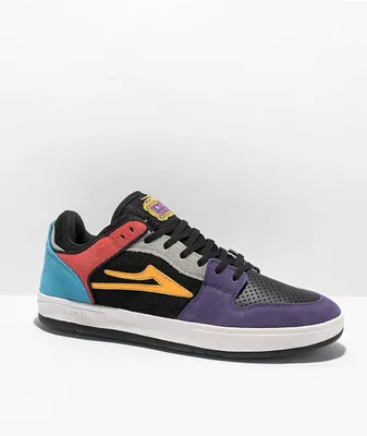 Lakai x Chocolate Telford Low Red & White Skate Shoes | Liberty Center