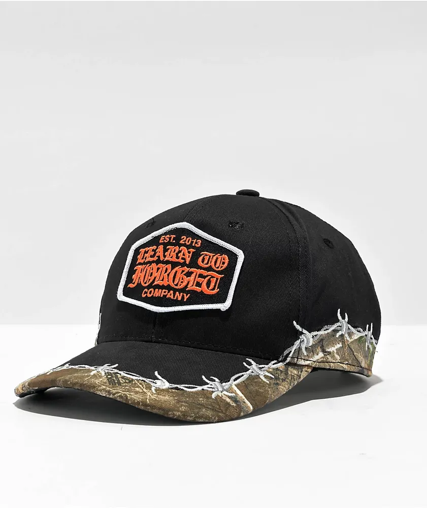 LTF Learn To Forget x Realtree Barbwire Black Strapback Hat