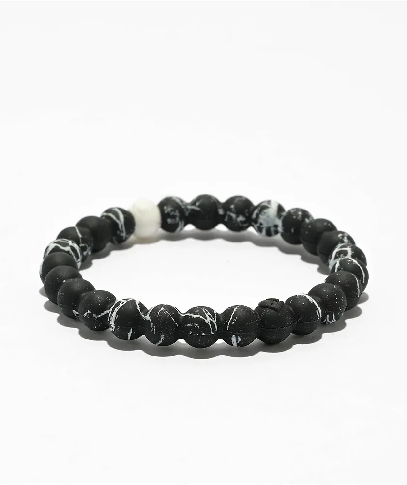 Black and outlet white marble bracelet