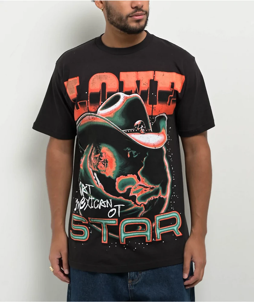 Lonestar by That Mexican OT Star Black T-Shirt | Arden Fair