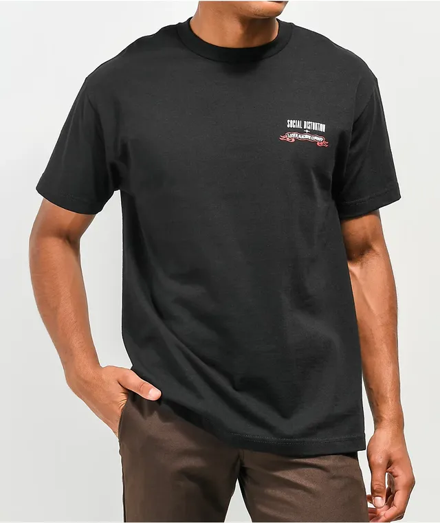 Loser Machine x Social Distortion Music Man Black T-Shirt at