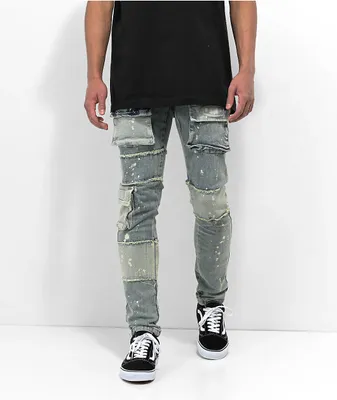 Zumiez Ziggy Carrot High Waisted Light Wash Blue Denim Mom Jeans