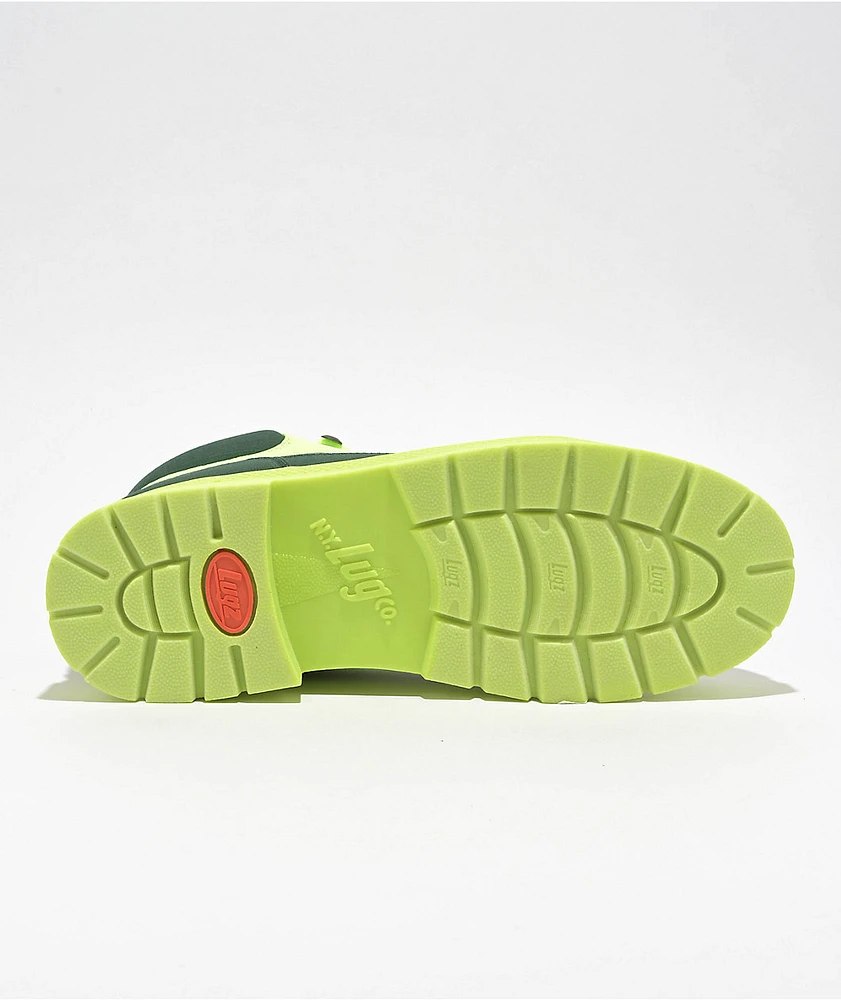 n nori Lugz x Riff Raff Mens Drifter Ripstop Neon Icon Chukka Boots