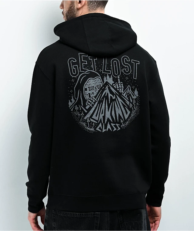 Lurking Class By Sketchy Tank Get Lost 3M Black Hoodie | MainPlace