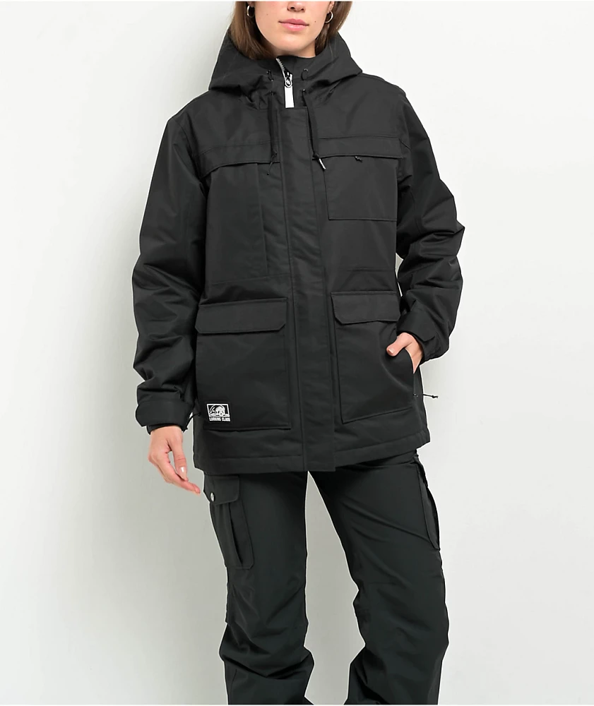 ボードウェア　SketchyTank RIDEコラボウェア Lurking Class By Sketchy Tank Stay Sharp Black Snowboard Jacket at