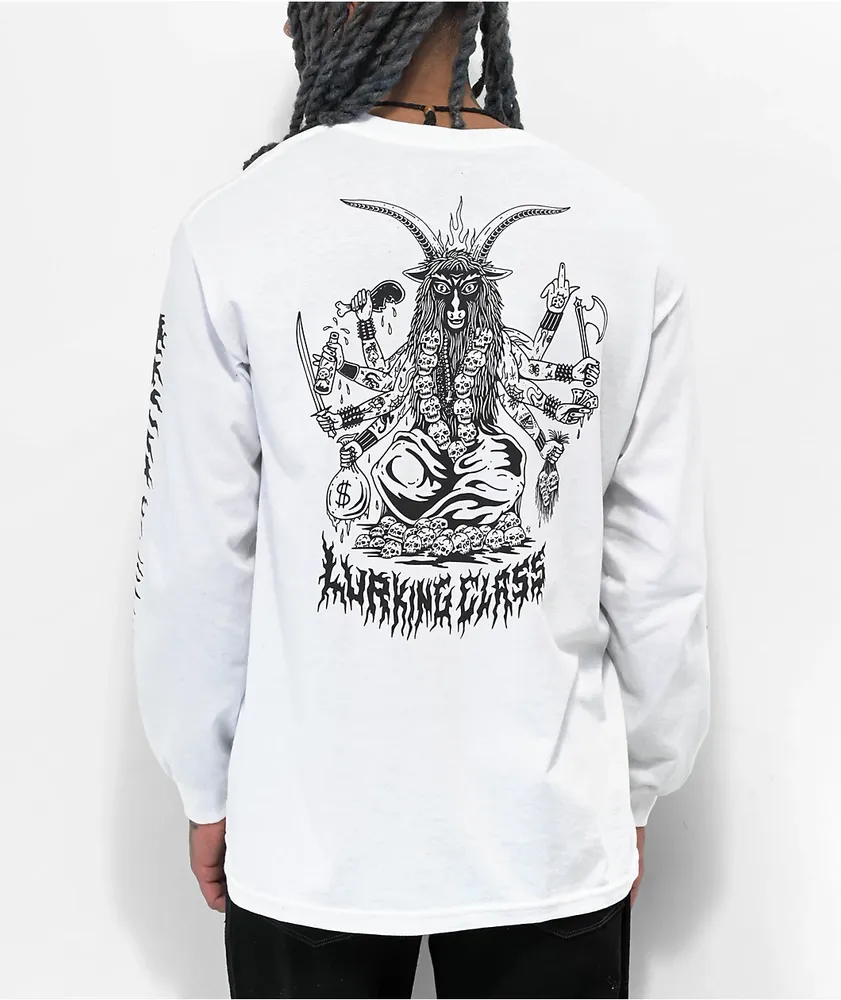 Lurking Class Taker White Long Sleeve T-Shirt at Hamilton Place in