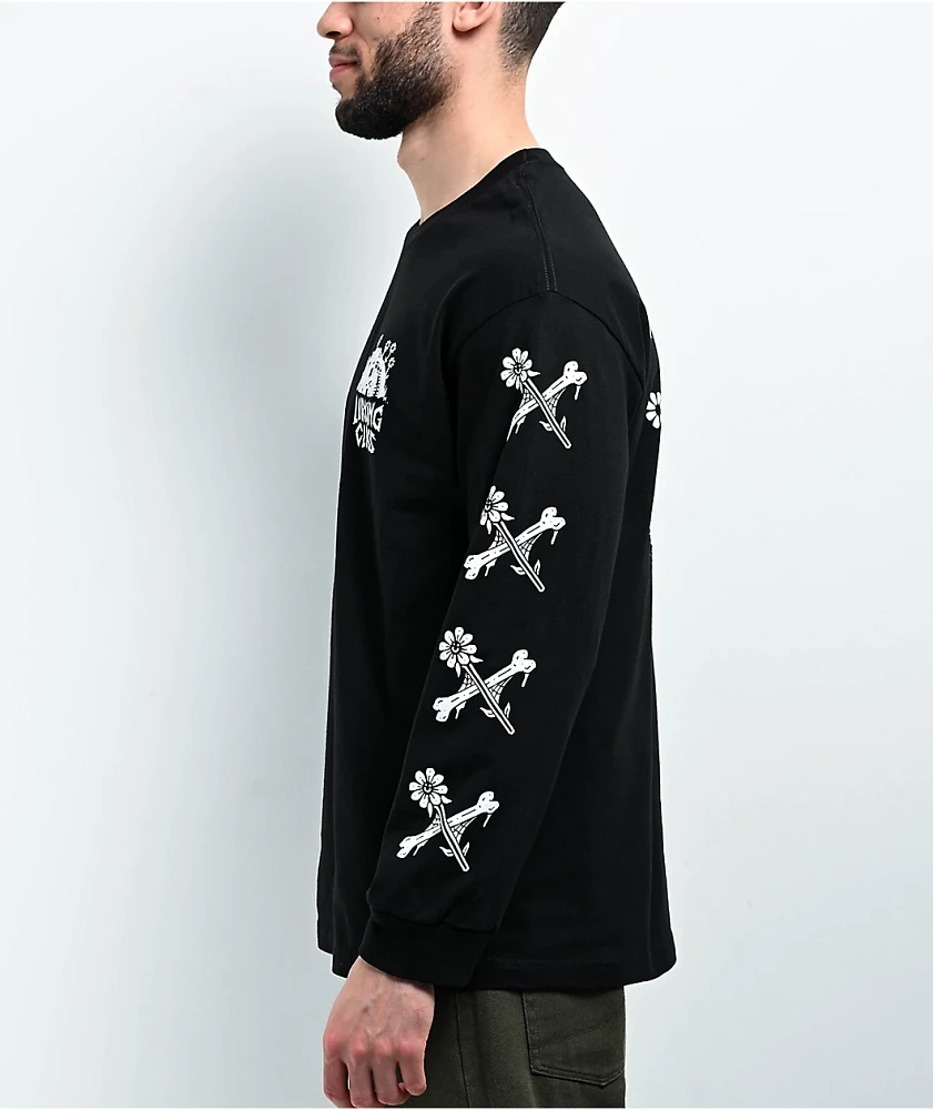 Lurking Class by Sketchy Tank Back To Nature Black Long Sleeve T
