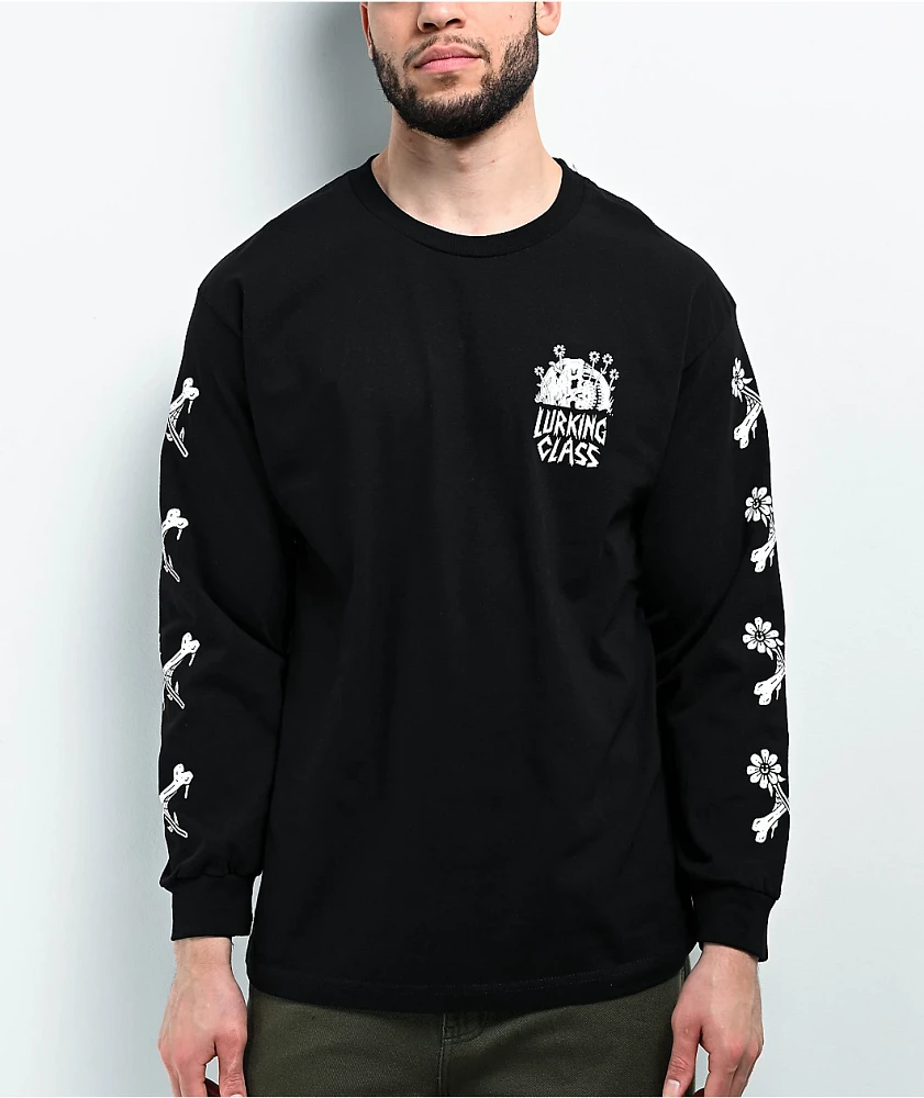 Lurking Class by Sketchy Tank Back To Nature Black Long Sleeve T
