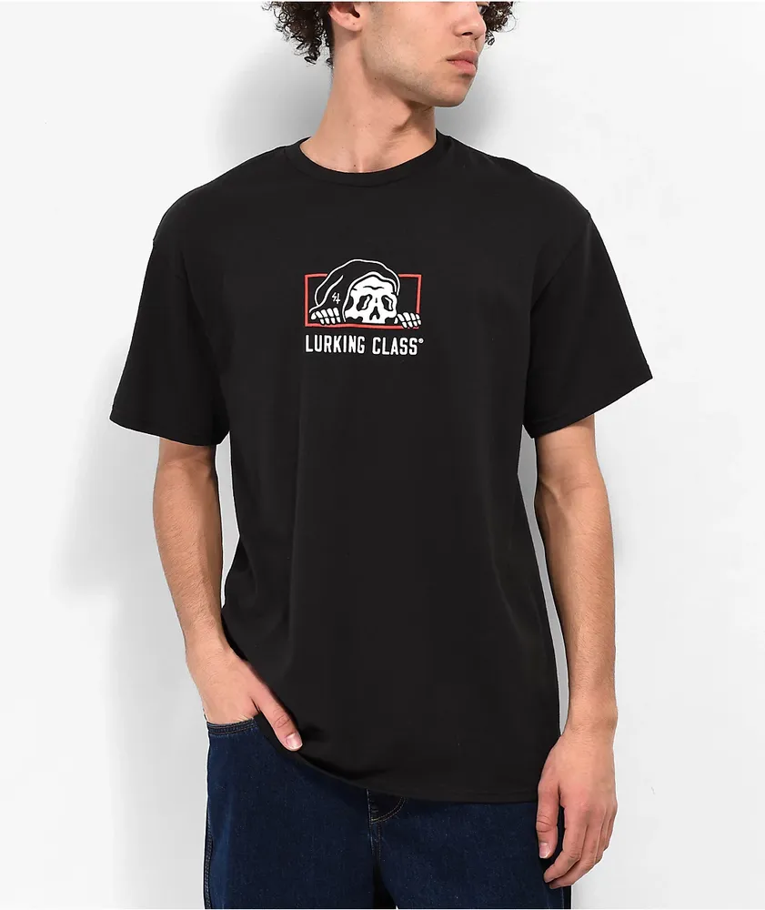 Lurking Class by Sketchy Tank Box Logo Black T-Shirt | MainPlace Mall