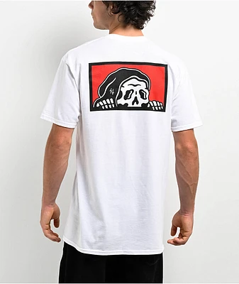 Lurking Class by Sketchy Tank Skulls 3D White T-Shirt | Liberty Center