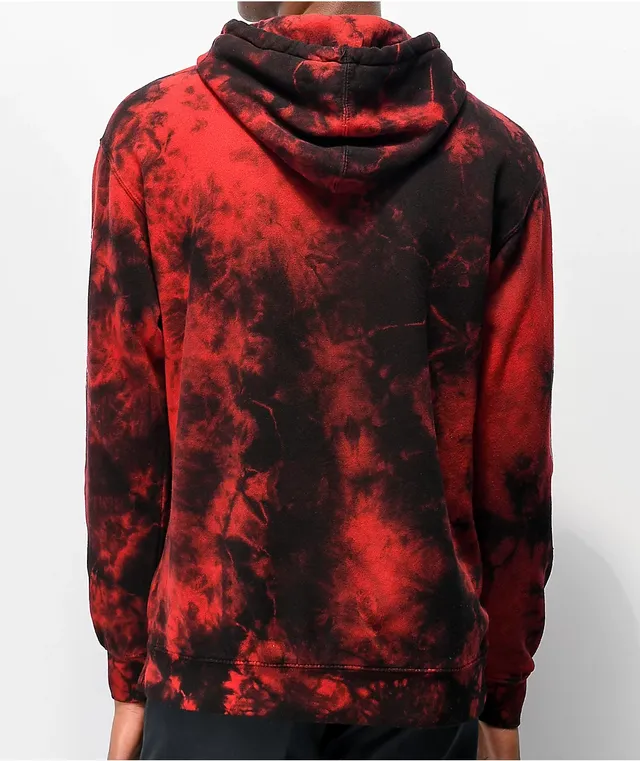 Lurking Class by Sketchy Tank Branch Logo Red Tie Dye Hoodie