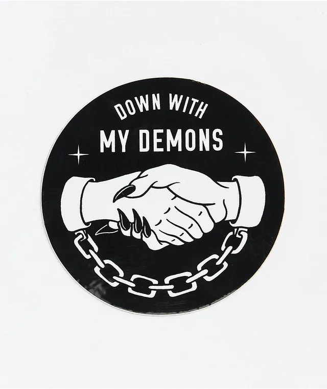 Lurking Class by Sketchy Tank Down With My Demons Sticker