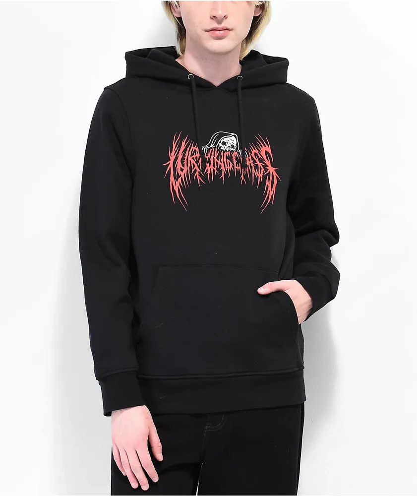 Lurking class by sketchy tank fungus color black hoodie discount