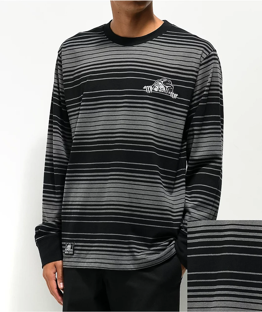 Lurking Class by Sketchy Tank Hombre Black Stripe Long Sleeve T