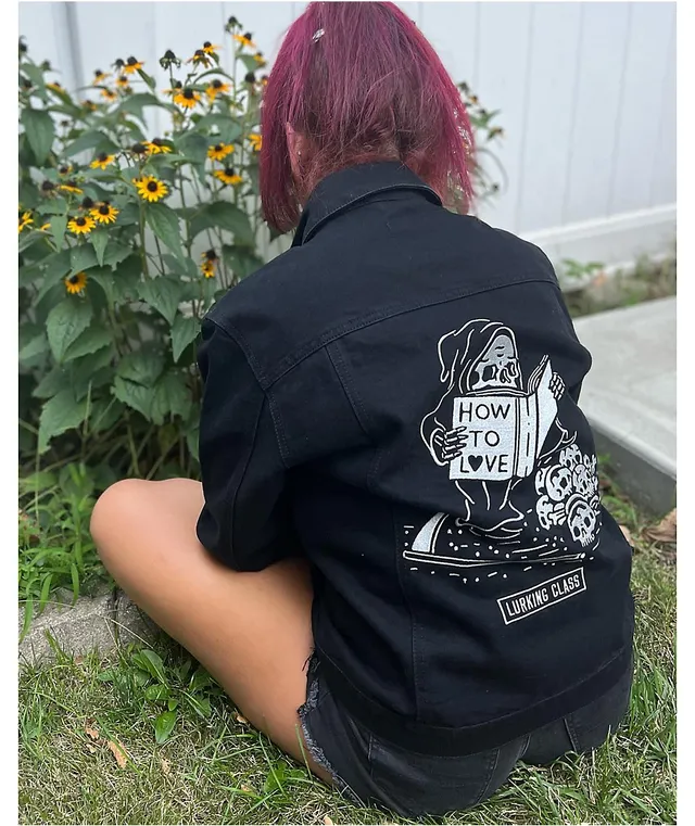 Sketchy tank denim jacket top