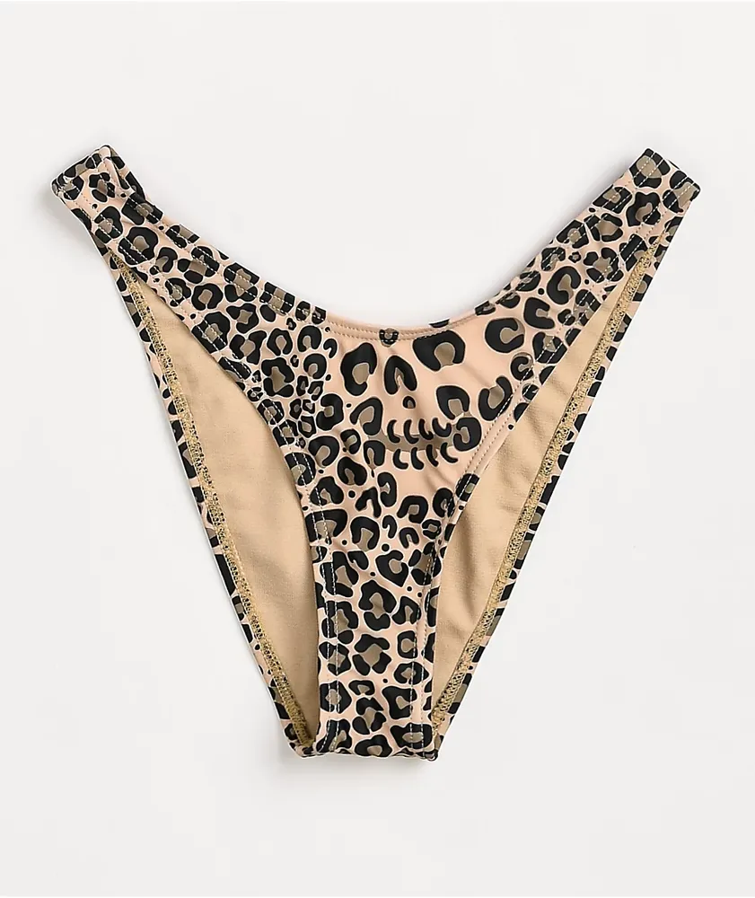 High leg leopard bikini clearance