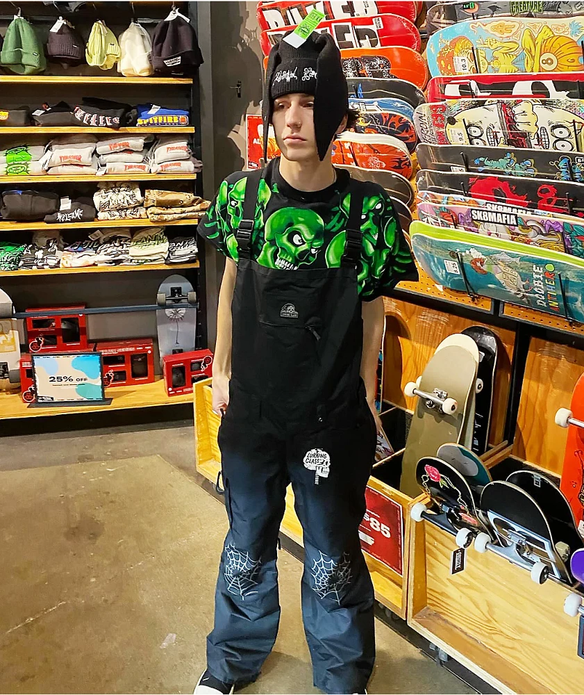 Lurking Class by Sketchy Tank Lurk Coffin Black 10K Snowboard Bib