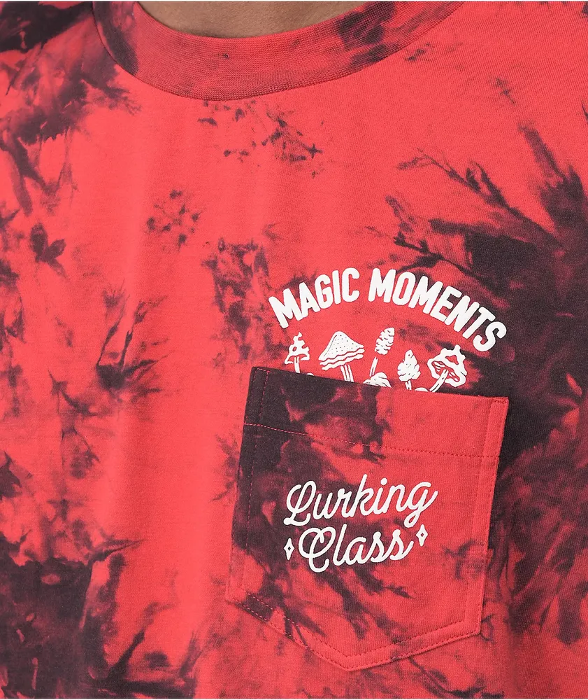 Lurking Class by Sketchy Tank Magic Moments Red Tie Dye T Shirt