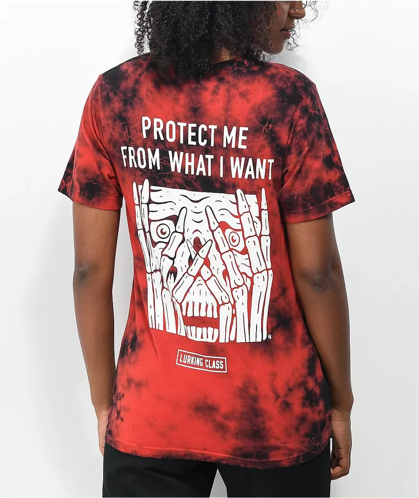 Lurking Class by Sketchy Tank Protect Red Tie Dye T Shirt