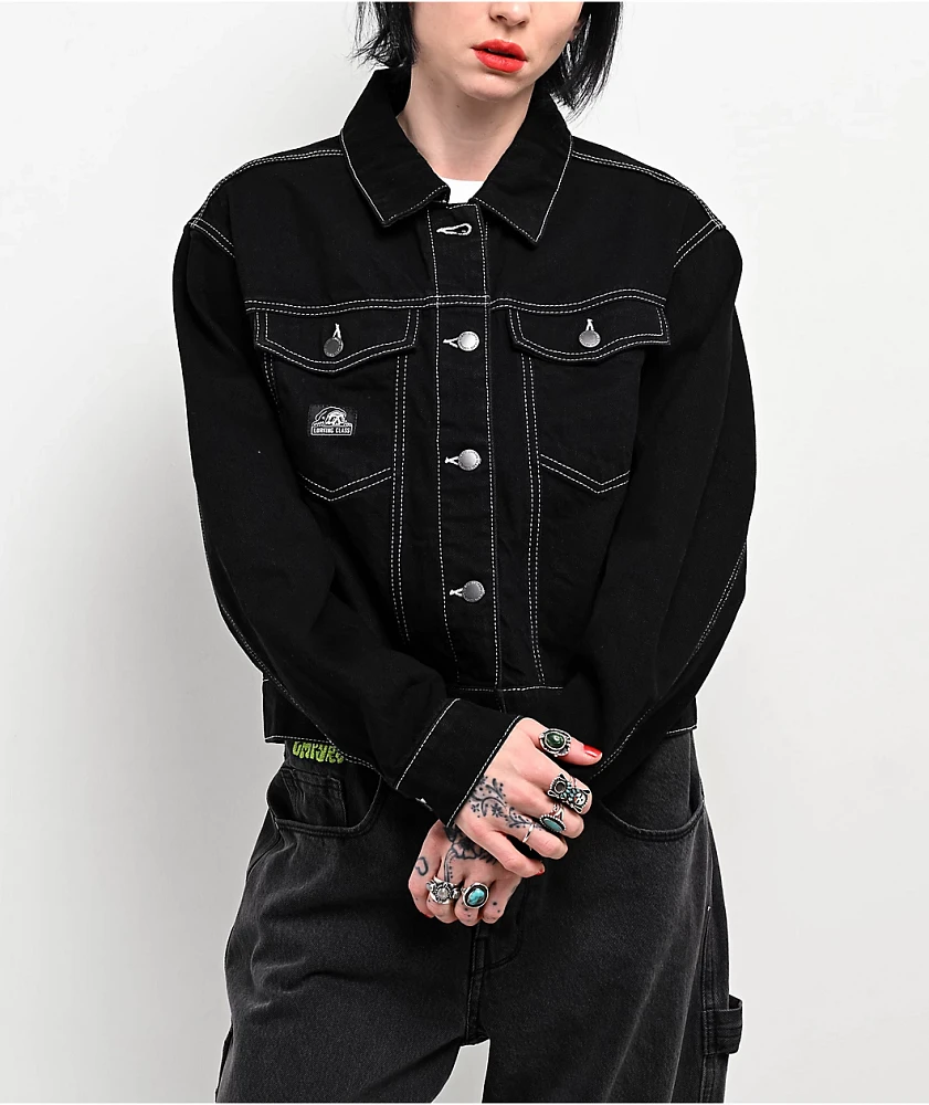 Sketchy tank jean jacket outlet