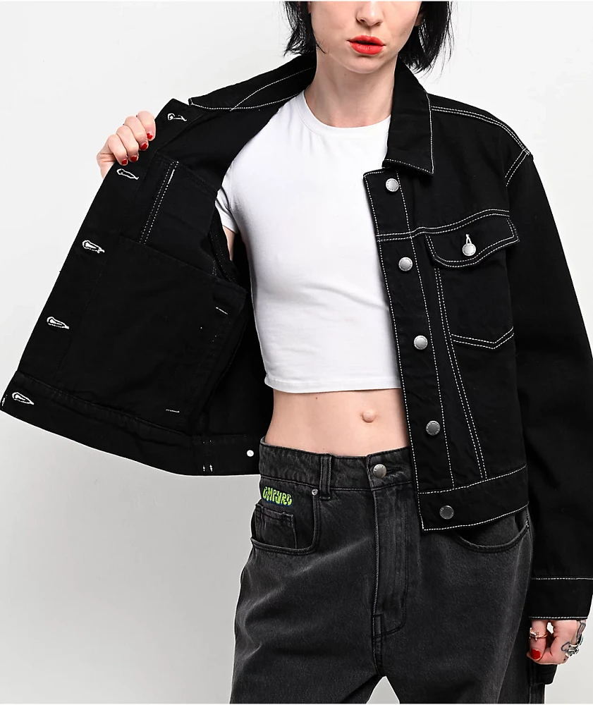Sketchy tank jean jacket deals