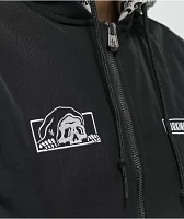 Lurking Class by Sketchy Tank Skulls Black Hooded Bomber Jacket