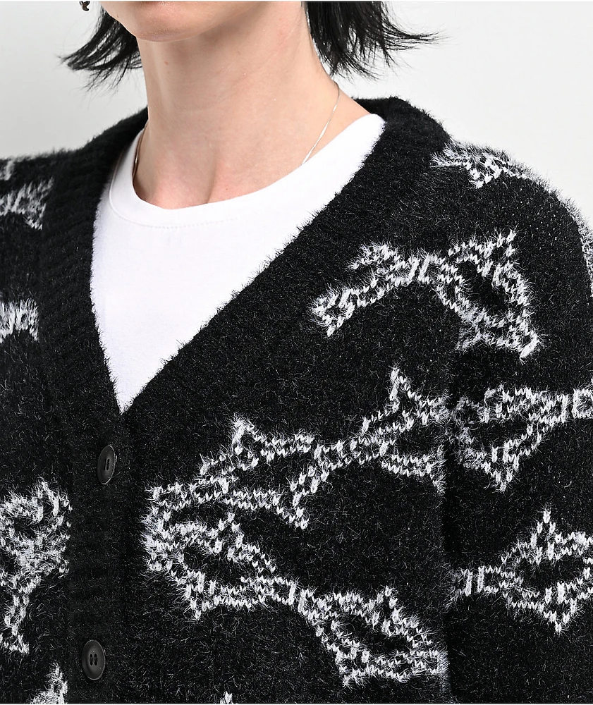 Lurking Class by Sketchy Tank Spiked Chain Black Cardigan | Arden Fair