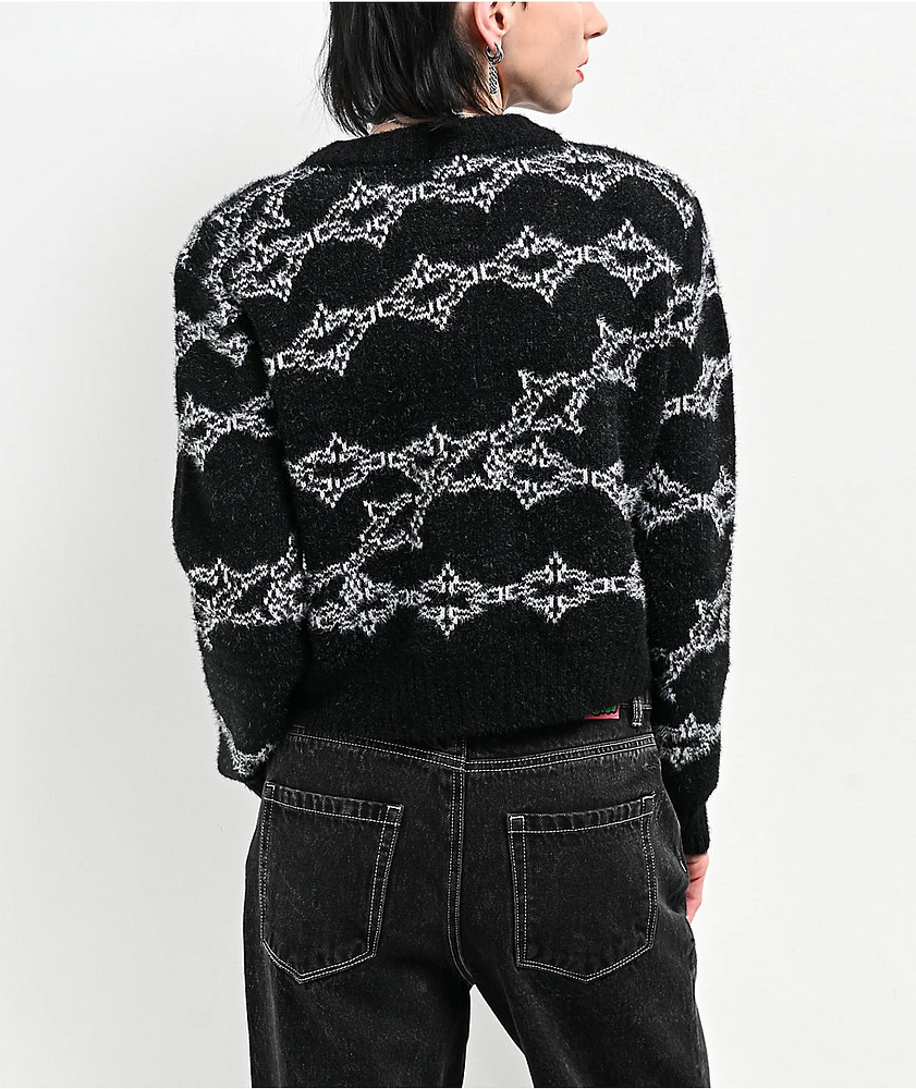 Lurking Class by Sketchy Tank Spiked Chain Black Cardigan | Arden Fair