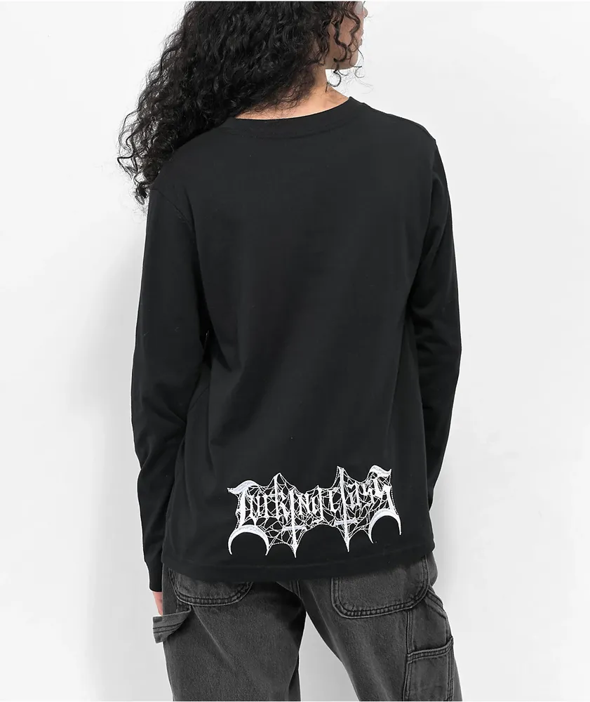 Lurking Class by Sketchy Tank Terror Coffin Black Long Sleeve